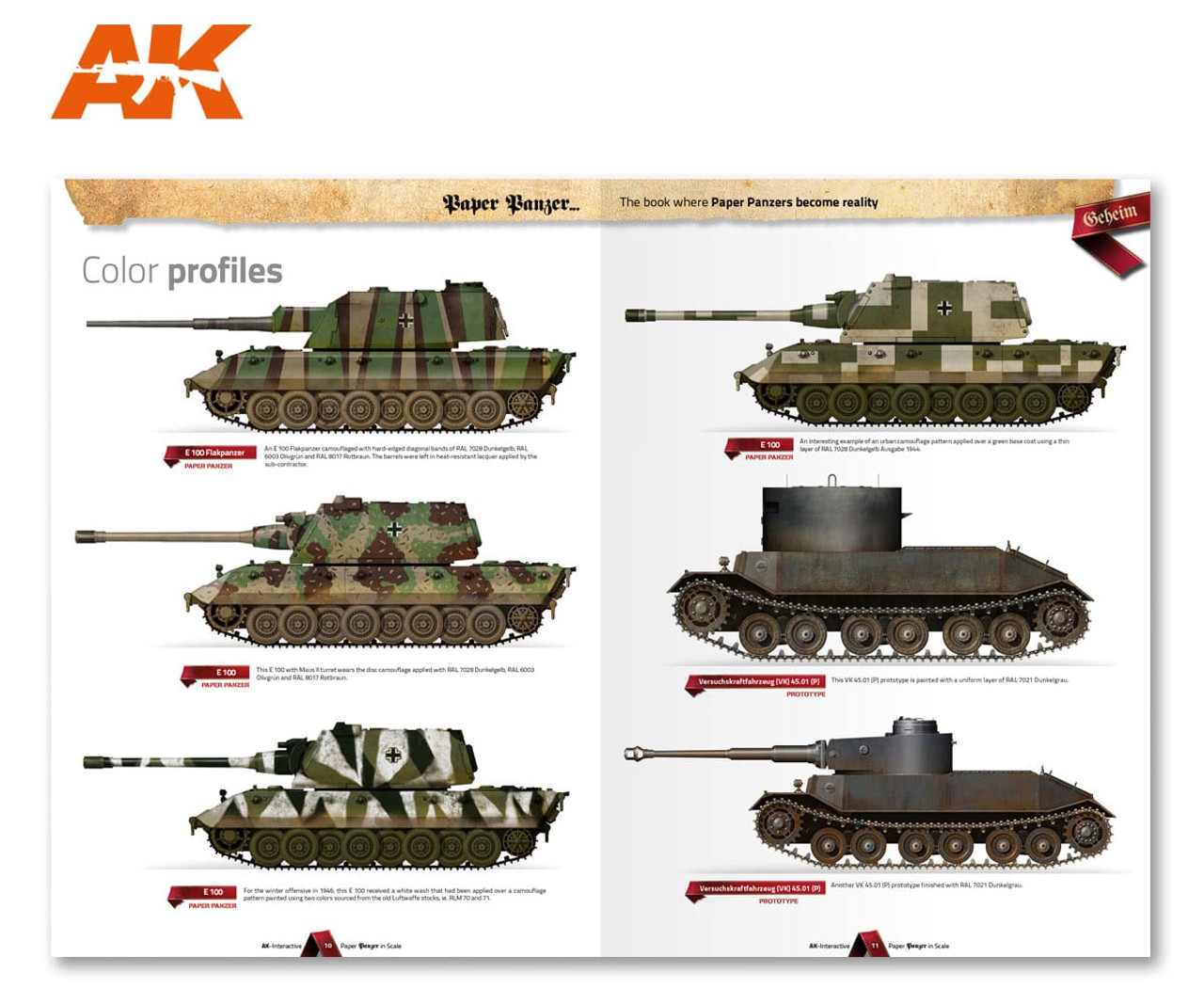 Paper Panzer, Prototypes & What-if Tanks - AK246