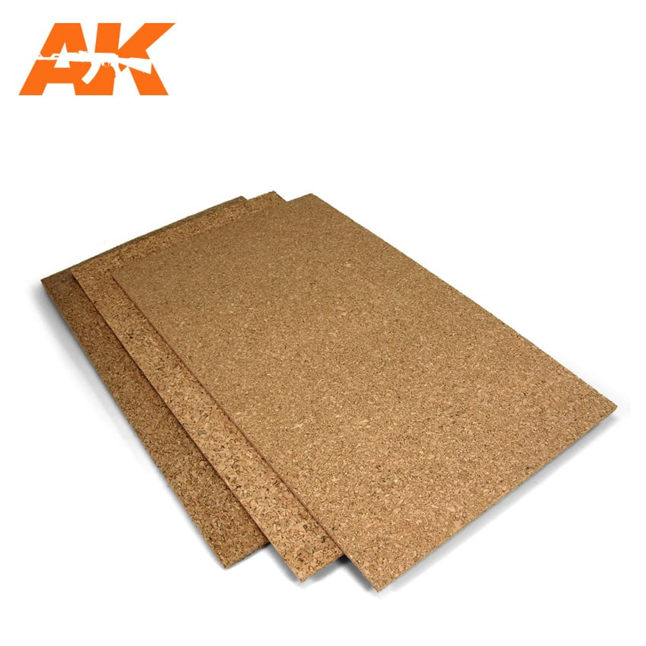 Cork Sheet - Coarse Grained - 200 X 300 X 2mm (2 Sheets)