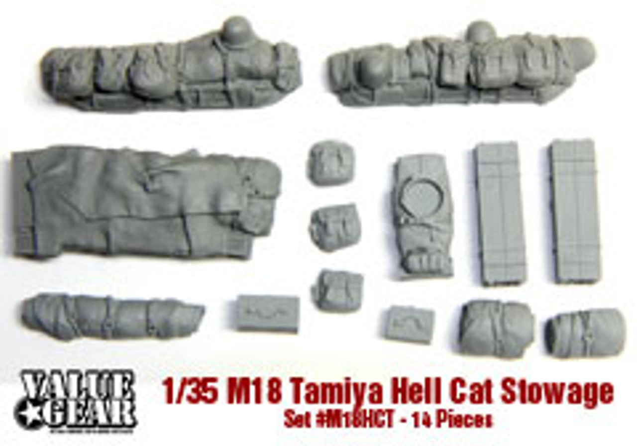 M18HCT - 1:35 M18 Stowage Set - Version "HCT" (For Tamiya Kits)