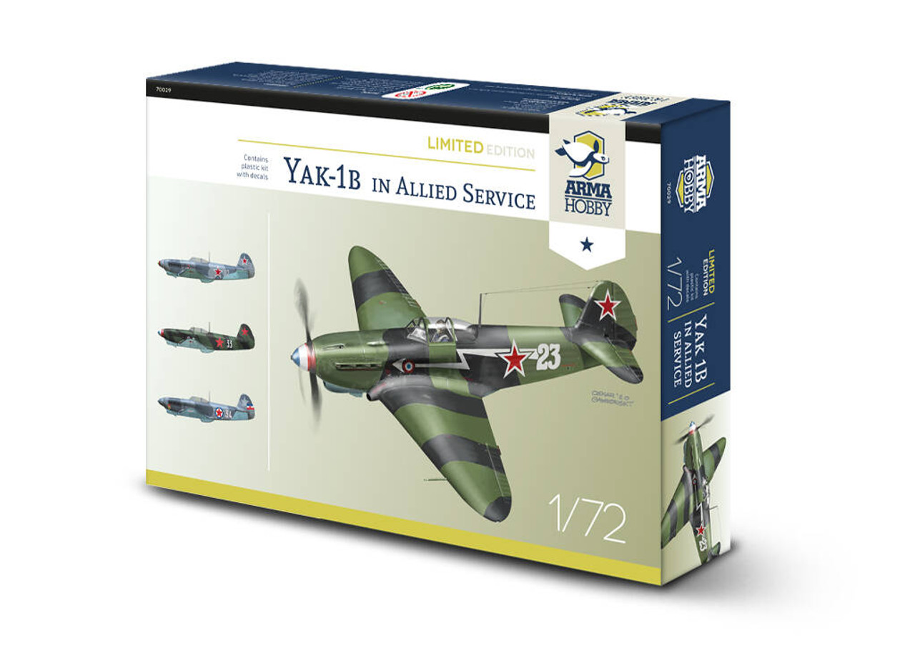 Arma Hobby 1/72 Yak-1b Allied Fighter Limited Edition!