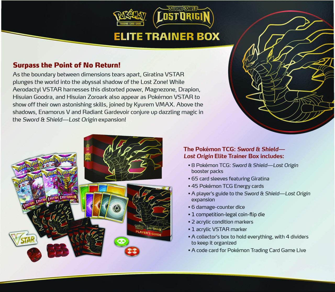 Pokemon TCG: Sword & Shield - Lost Origin Elite Trainer Box