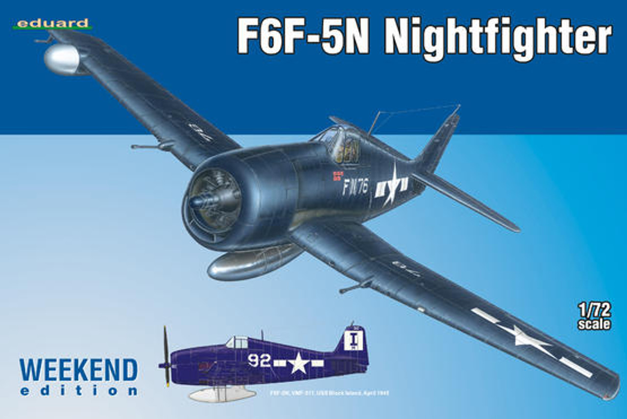 1/72 F6F-5N Nightfighter WEEKEND Edition - 7434