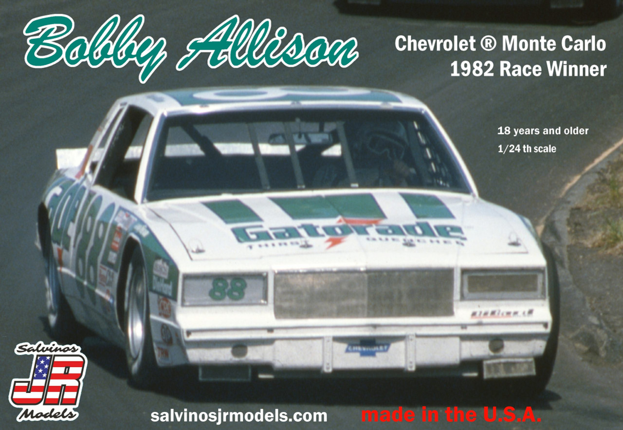 1/24 Bobby Allison Chevrolet Monte Carlo 1982 Race Winner - BAMC1982R 1/24 Bobby Allison Chevrolet Monte Carlo 1982 Race Winner - BAMC1982R