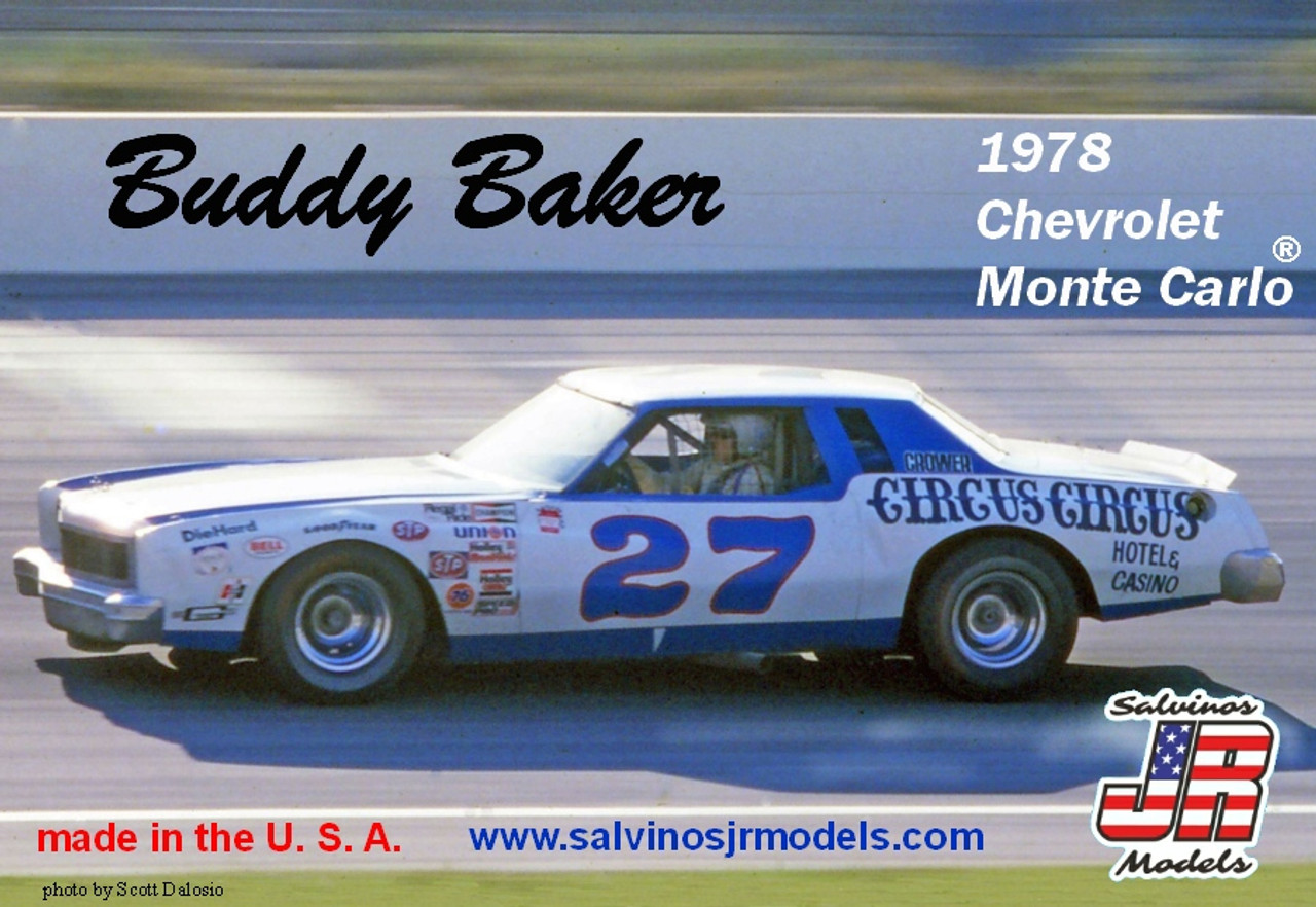 1/25 Buddy Baker 1978 Chevrolet Monte Carlo - BBMC19780 1/25 Buddy Baker 1978 Chevrolet Monte Carlo - BBMC19780