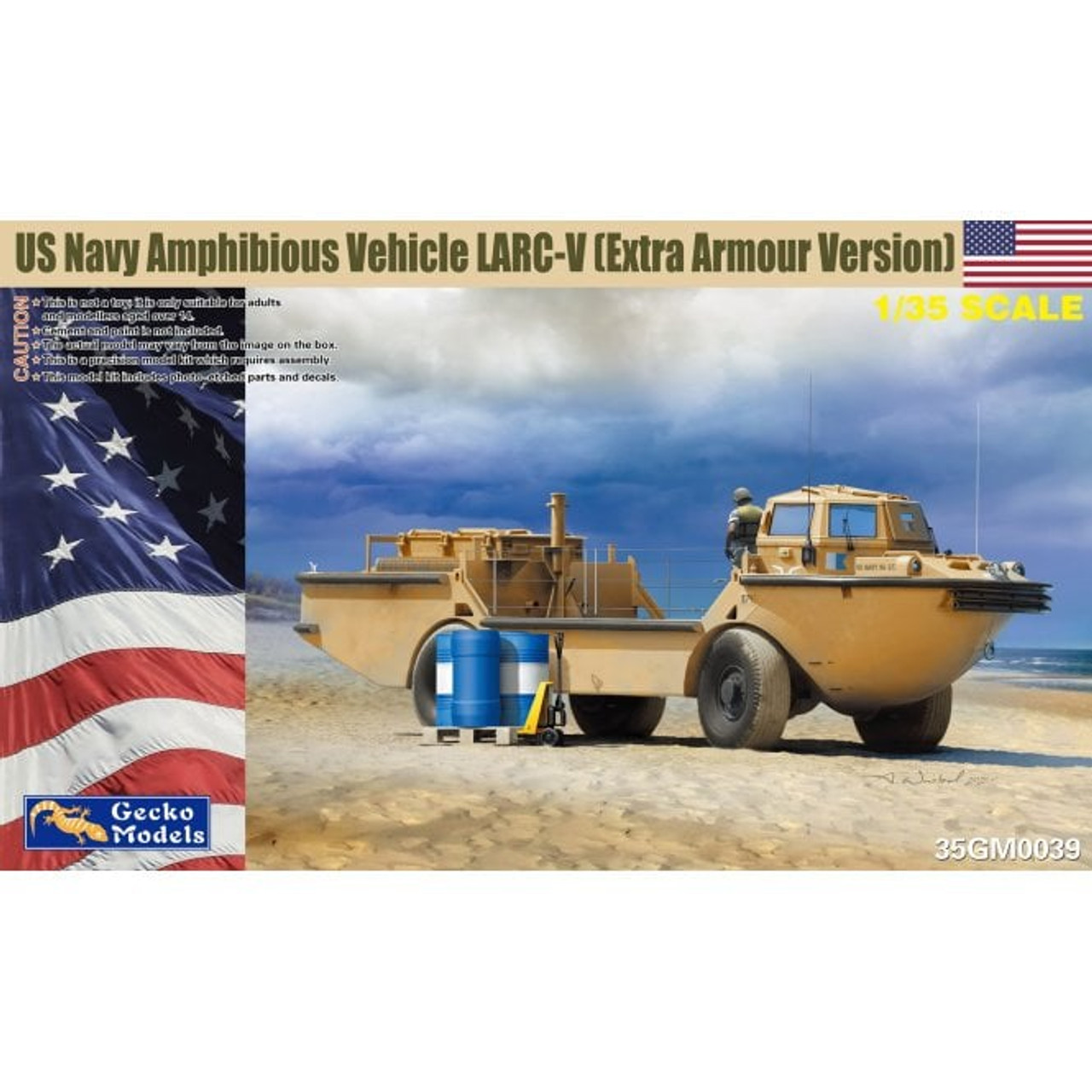 1/35 US Navy Amphibious vehicle LARC-V (Extra Armoured Version)- 35GM0039