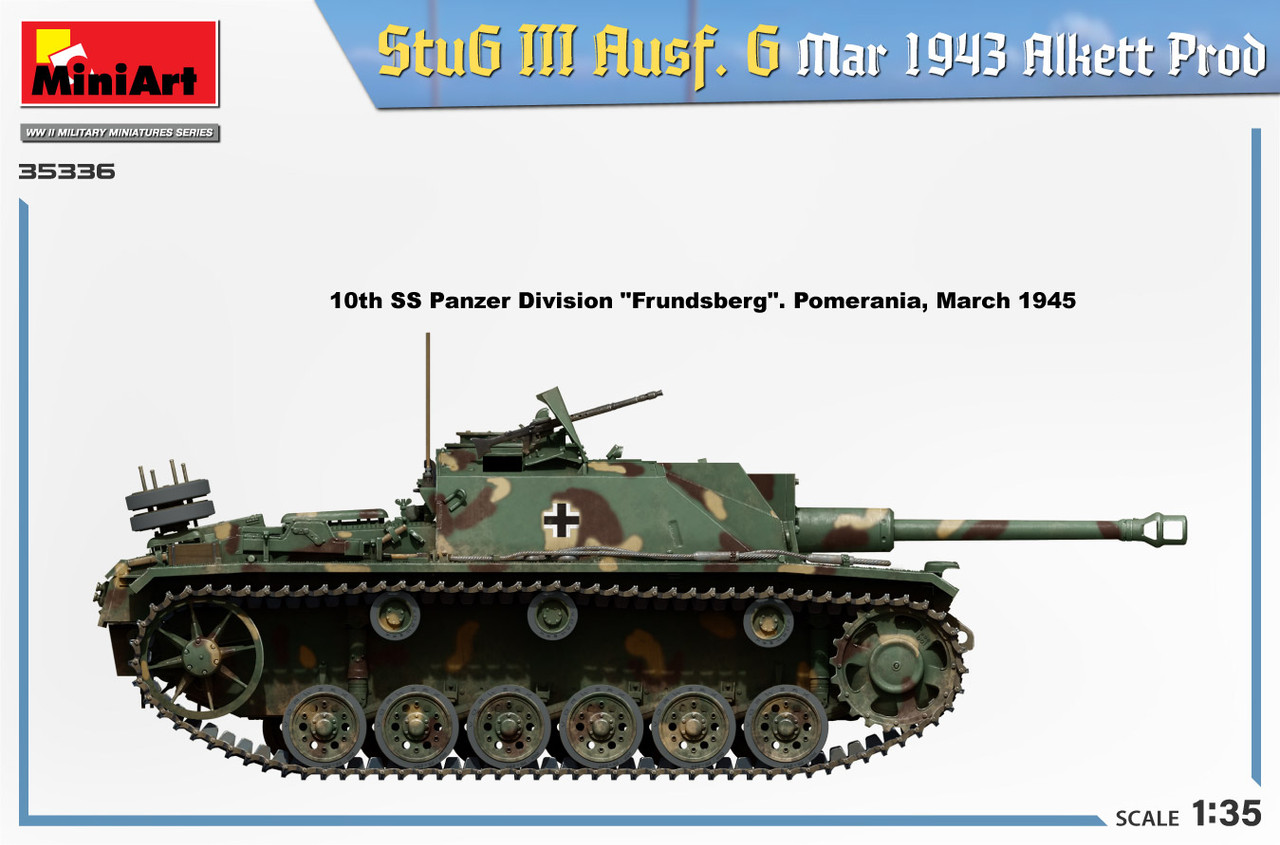 1/35 StuG III Ausf. G March 1943 Alkett Prod - 35336