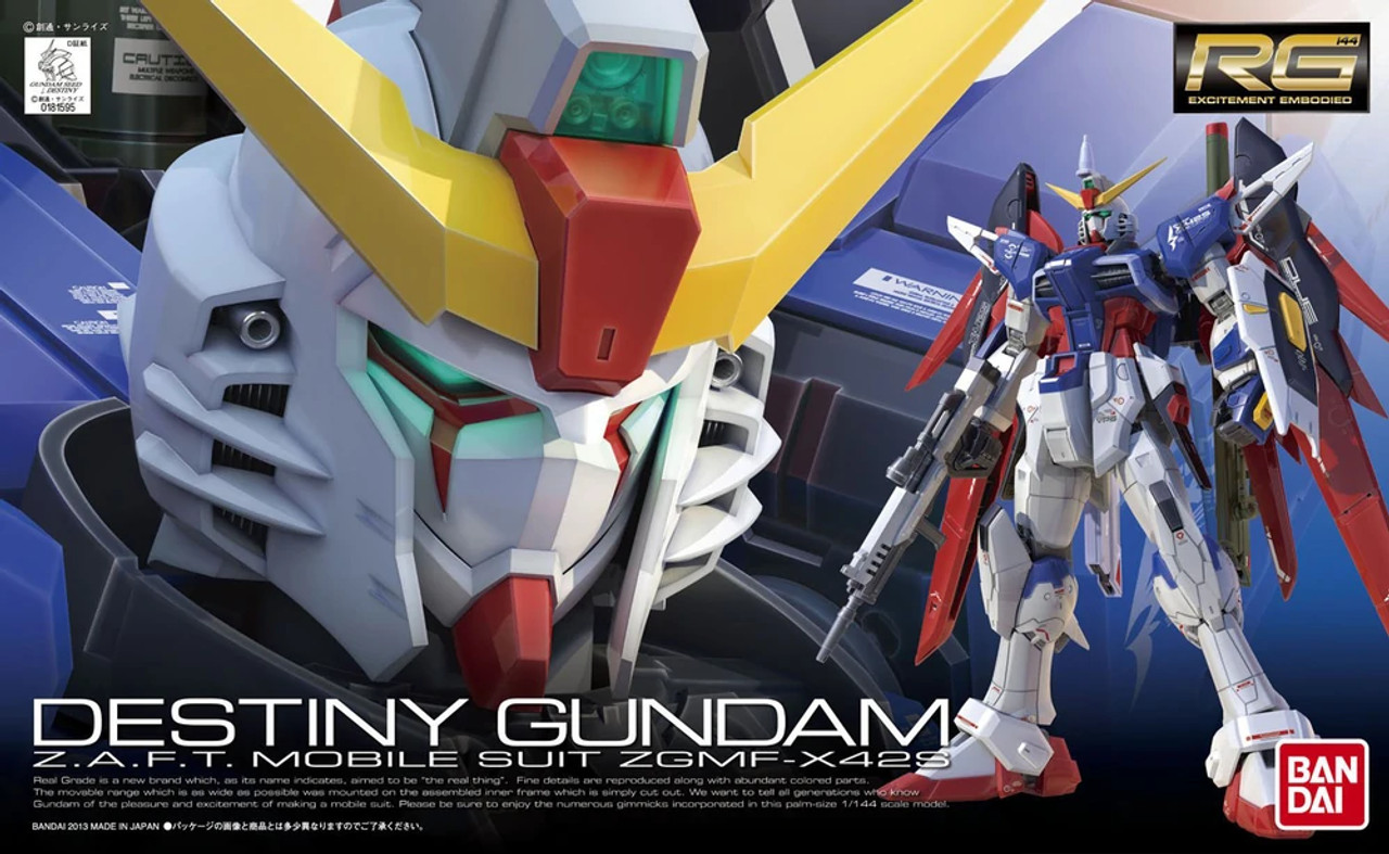 RG #011 - DESTINY GUNDAM - Brookhurst Hobbies