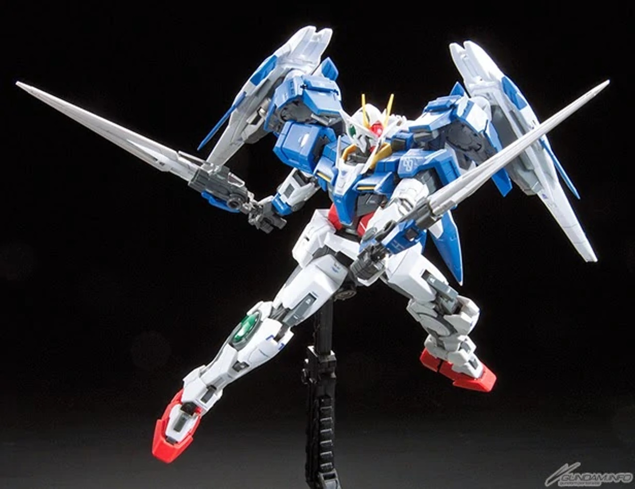 ロボット L BUILD 00 RAISER GN-0000-GNR-010 METAL BUILD Gundam 00 GN-0000 + GNR-010 00 RAISER Action