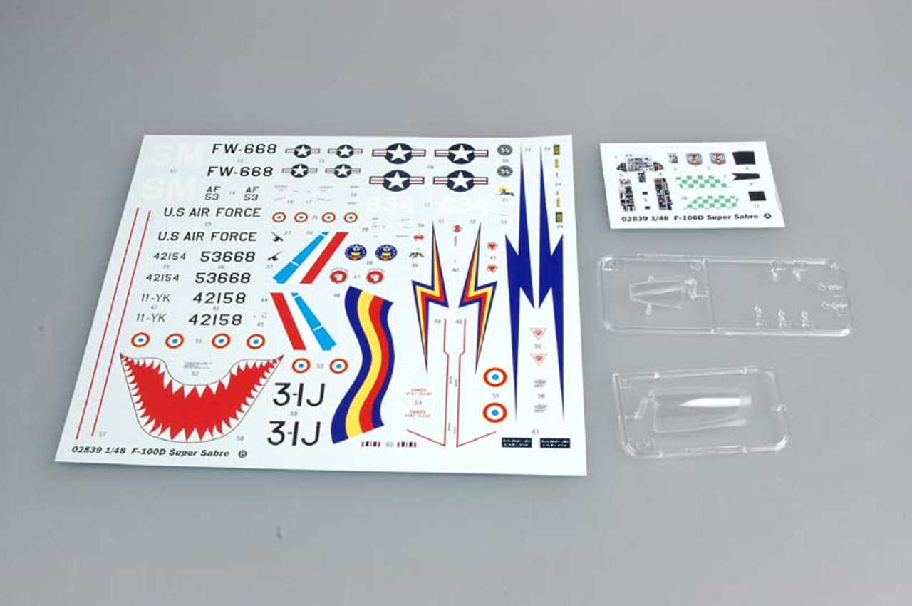 1/48 F-100D SUPER SABRE - 02839 1/48 F-100D SUPER SABRE - 02839