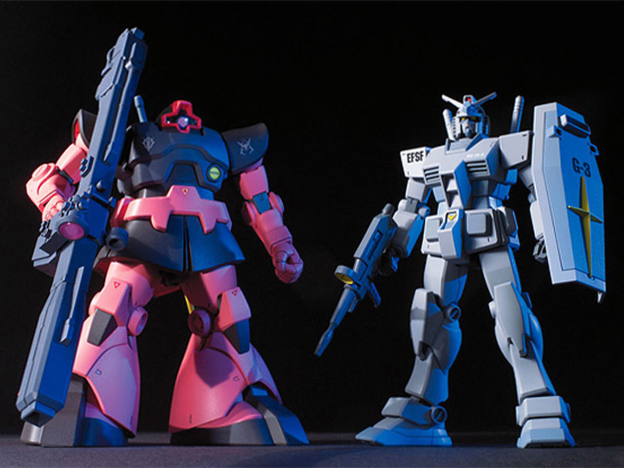 HGUC #SP G-3 GUNDAM VS CHAR'S RICK DOM SET