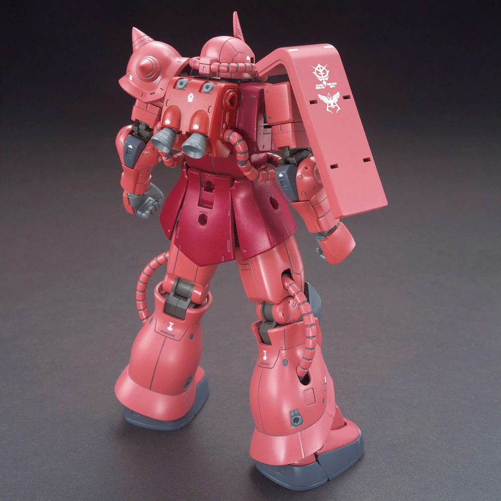 HGGTO #024 - MS-06S ZAKU Ⅱ CHAR AZNABLE'S MOBILE SUIT Red Comet