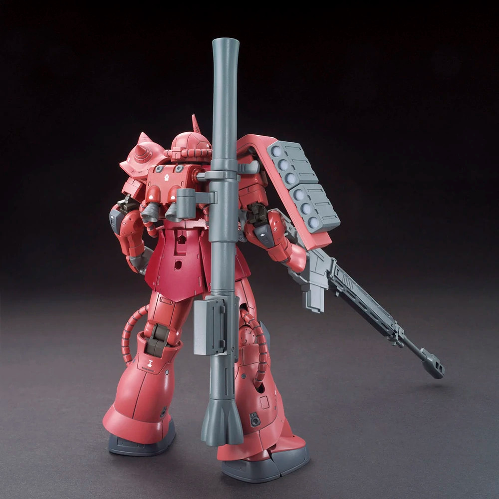 HGGTO #024 - MS-06S ZAKU Ⅱ CHAR AZNABLE'S MOBILE SUIT Red Comet