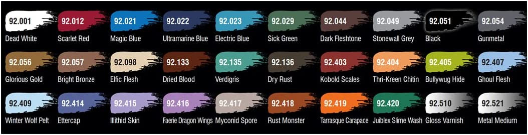 Dungeons & Dragons Prismatic Paint: Intermediate Set - 67161