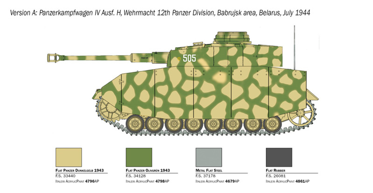 1/35 PZ.KPFW.IV AUSF.H - ITA6578