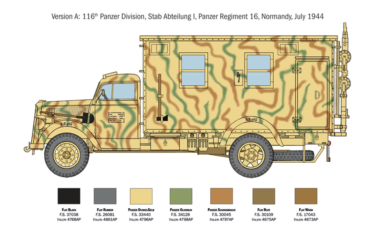 1/35 OPEL BLITZ RADIO TRUCK - ITA6575