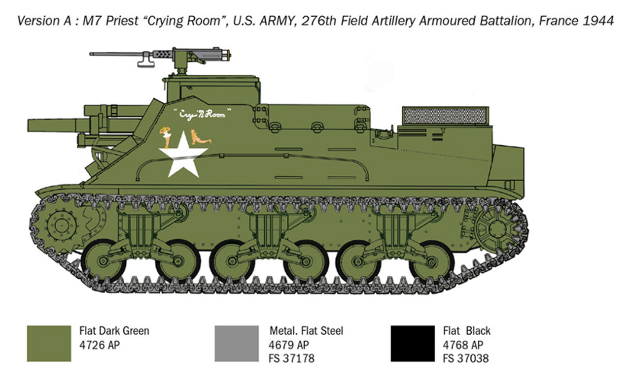 1/35 M-7 PRIEST GUN MOTOR CARRIAGE - 6580