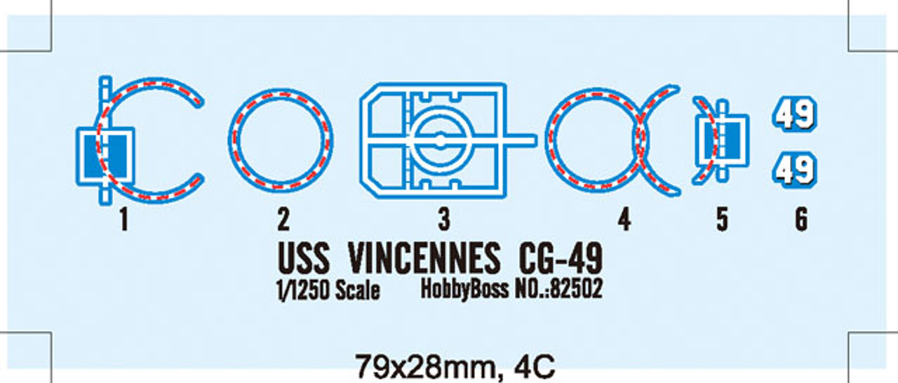 1/1250 VINCENNES CG-49 - 82502