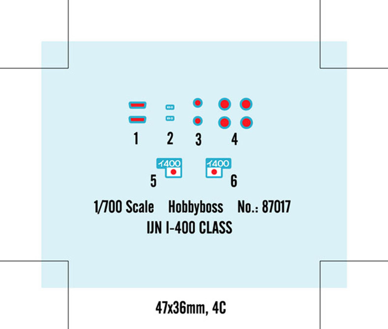 1/700 I-400 CLASS SUBMARINE - 87017