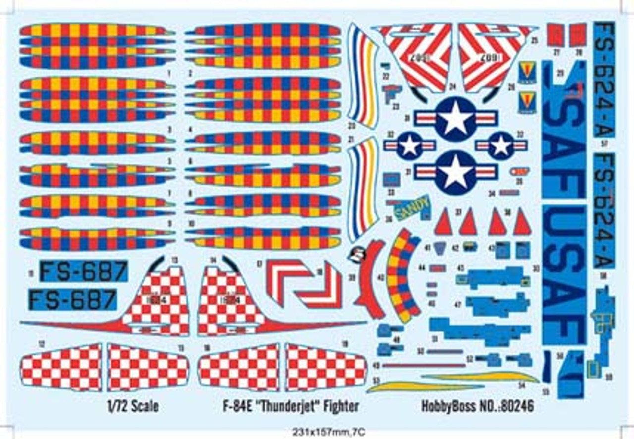 1/72 F-84E THUNDERJET - 80246