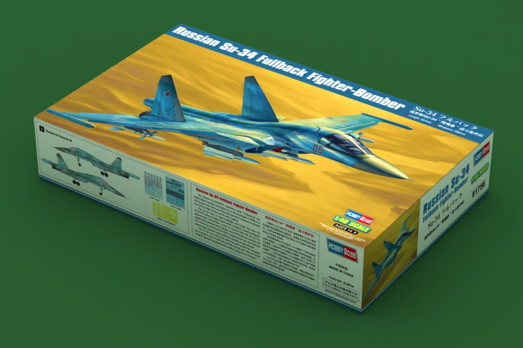 1/48 RUSSIAN SU-34 FULLBAFIGHTER-BOMBER - 81756 - Brookhurst Hobbies