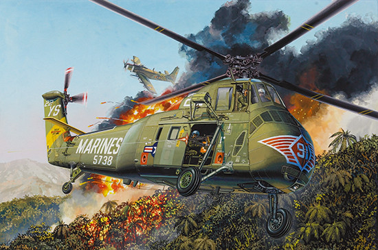 1/48 H-34 US MARINES - RE-EDITION - 02881