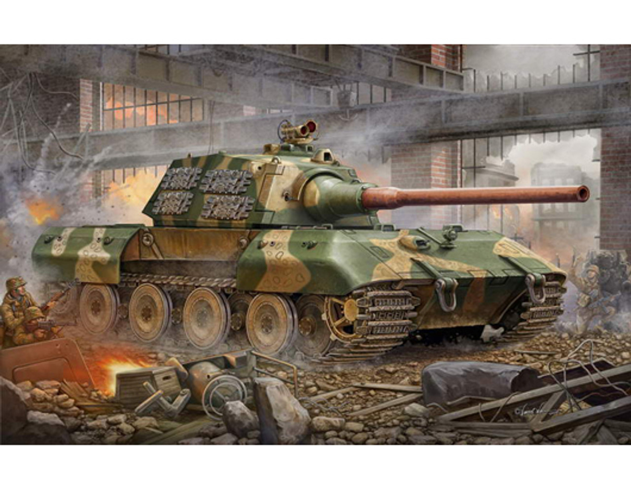 1/35 GERMAN E-100 SUPER HEAVY TANK - 00384 - Brookhurst Hobbies