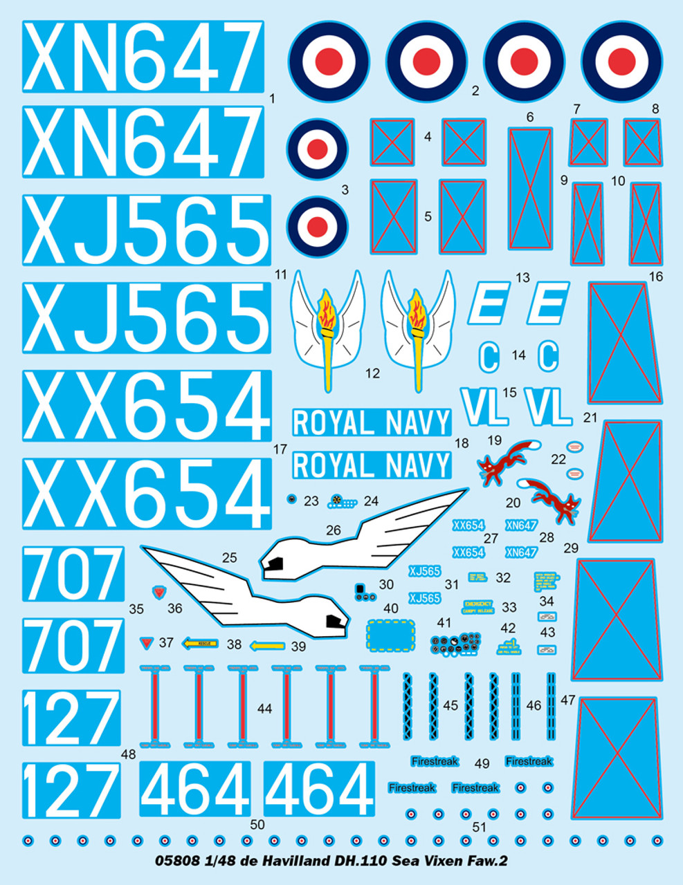 1/48 DE HAVILLAND DH.110 SEA VIXEN FAW.2 - 5808