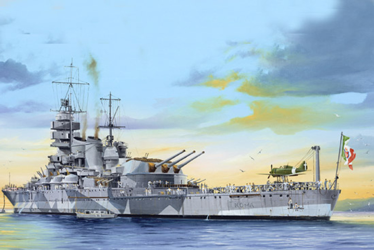 1/350 ITALIAN NAVY BATTLESHIP RN ROMA - 5318