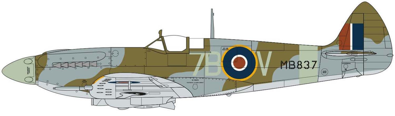 1/48 Supermarine Spitfire MkXII - A05117A