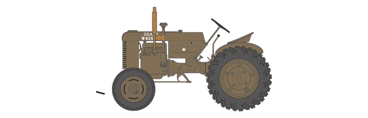 1/35 WWII U.S. Military Tractor - A1367