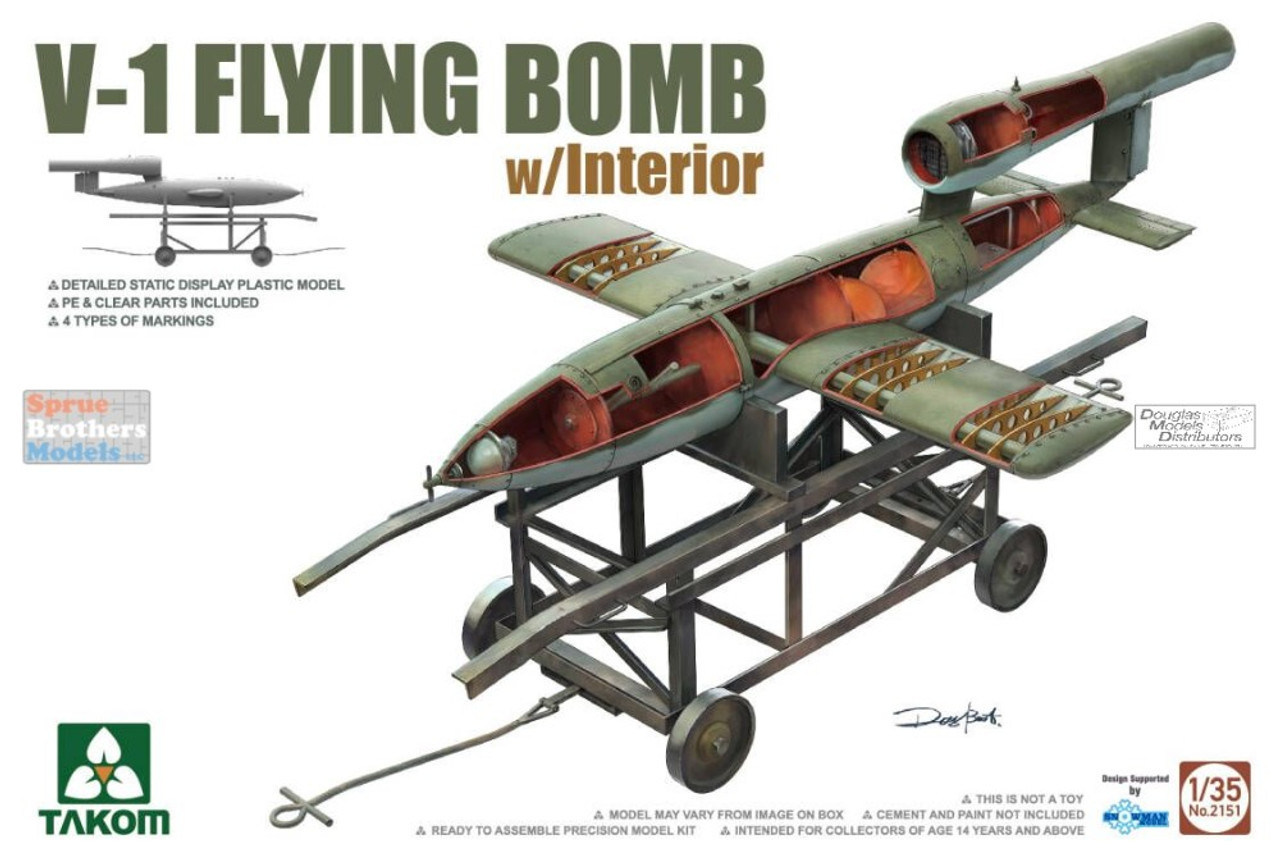 1/35 V-1 Flying Bomb with Interior - 02151