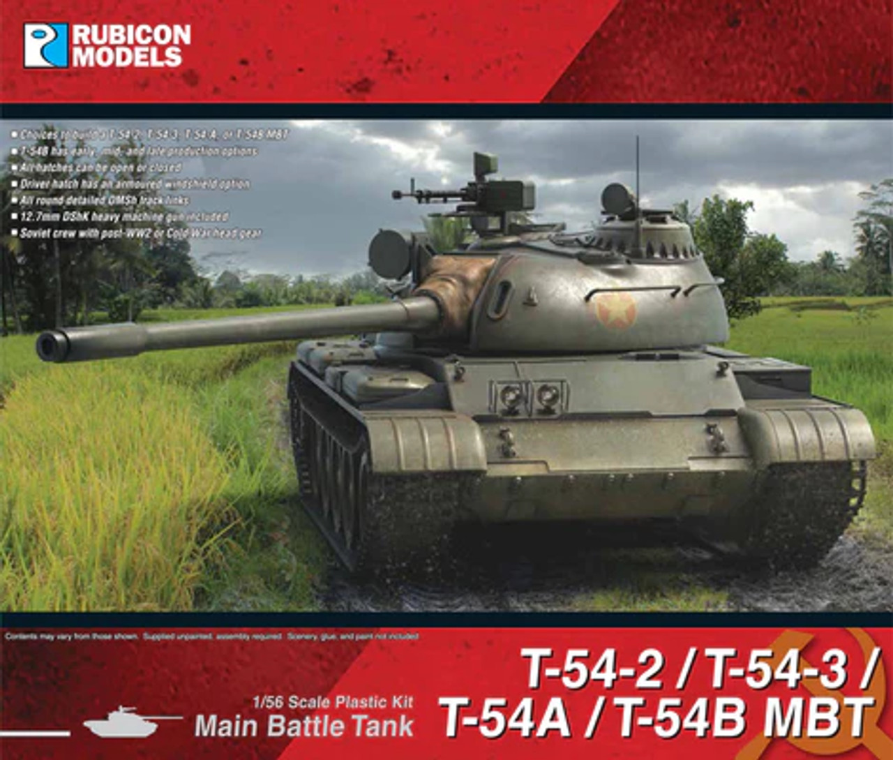 1/56 (28mm) T-54-2 / T-54-3 / T-54A / T-54B MBT - 280120