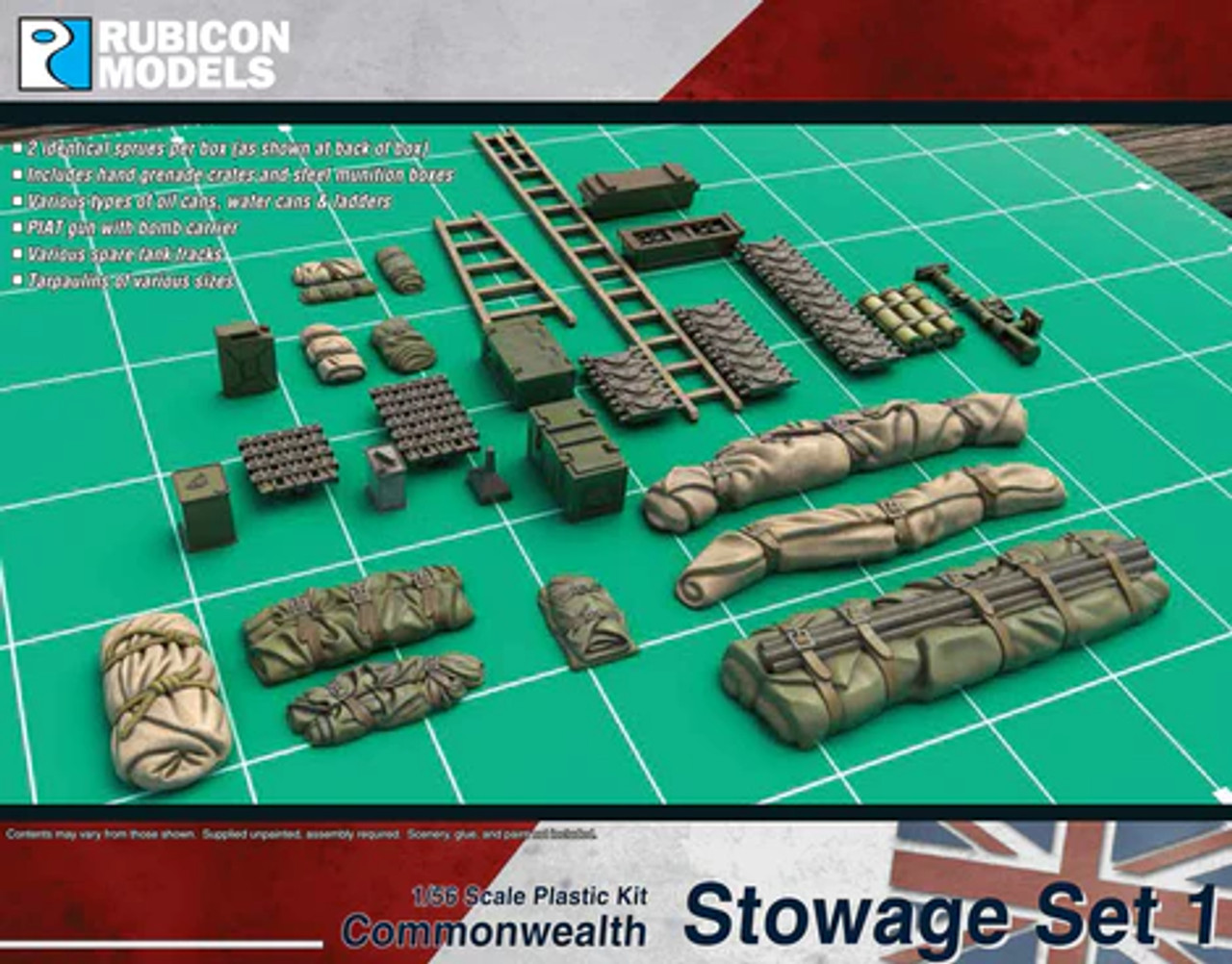 1/56 (28mm) Commonwealth Stowage Set 1 - 280089