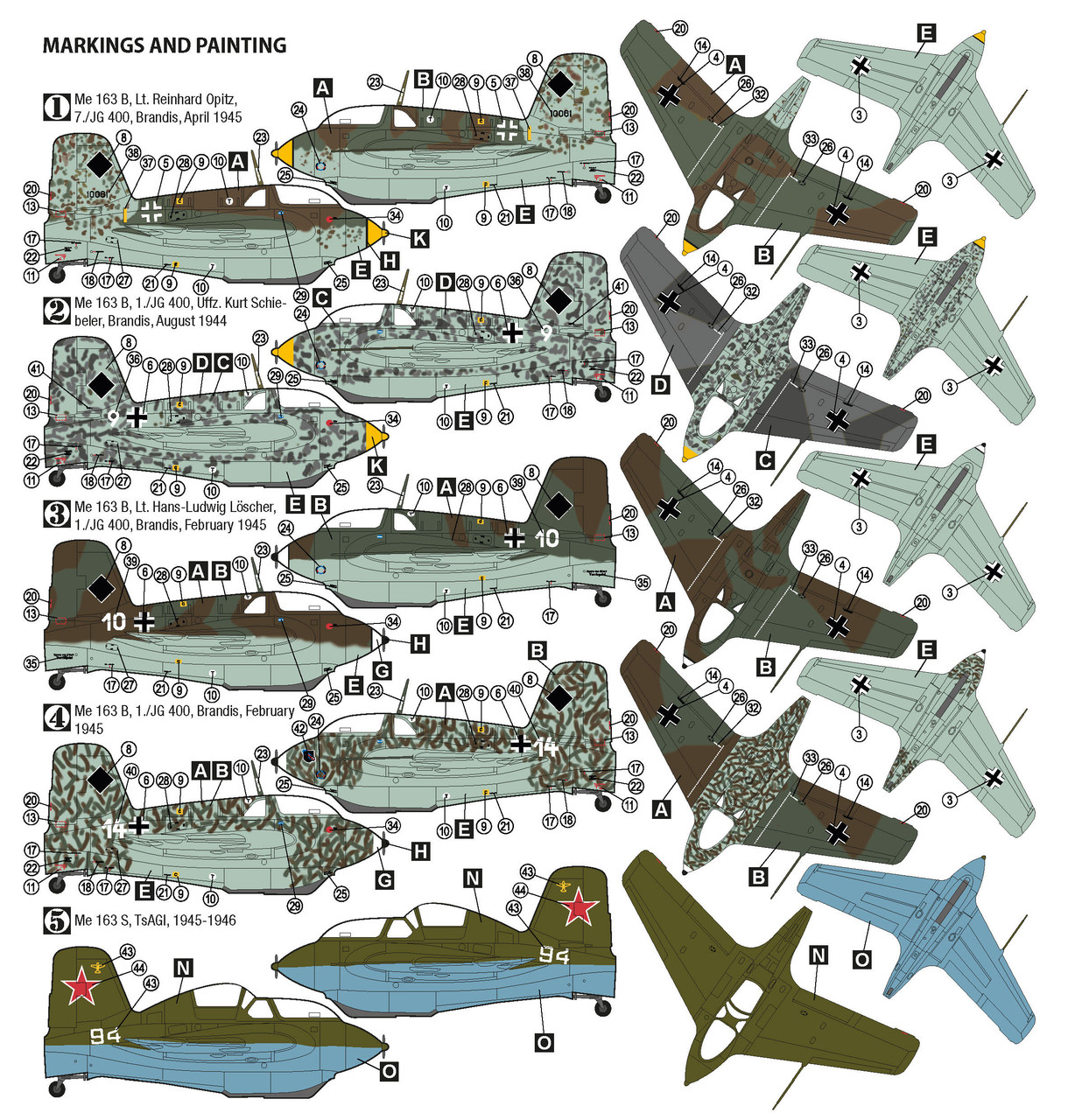 1/72 Messerschmitt Me-163B/S Komet - 72061