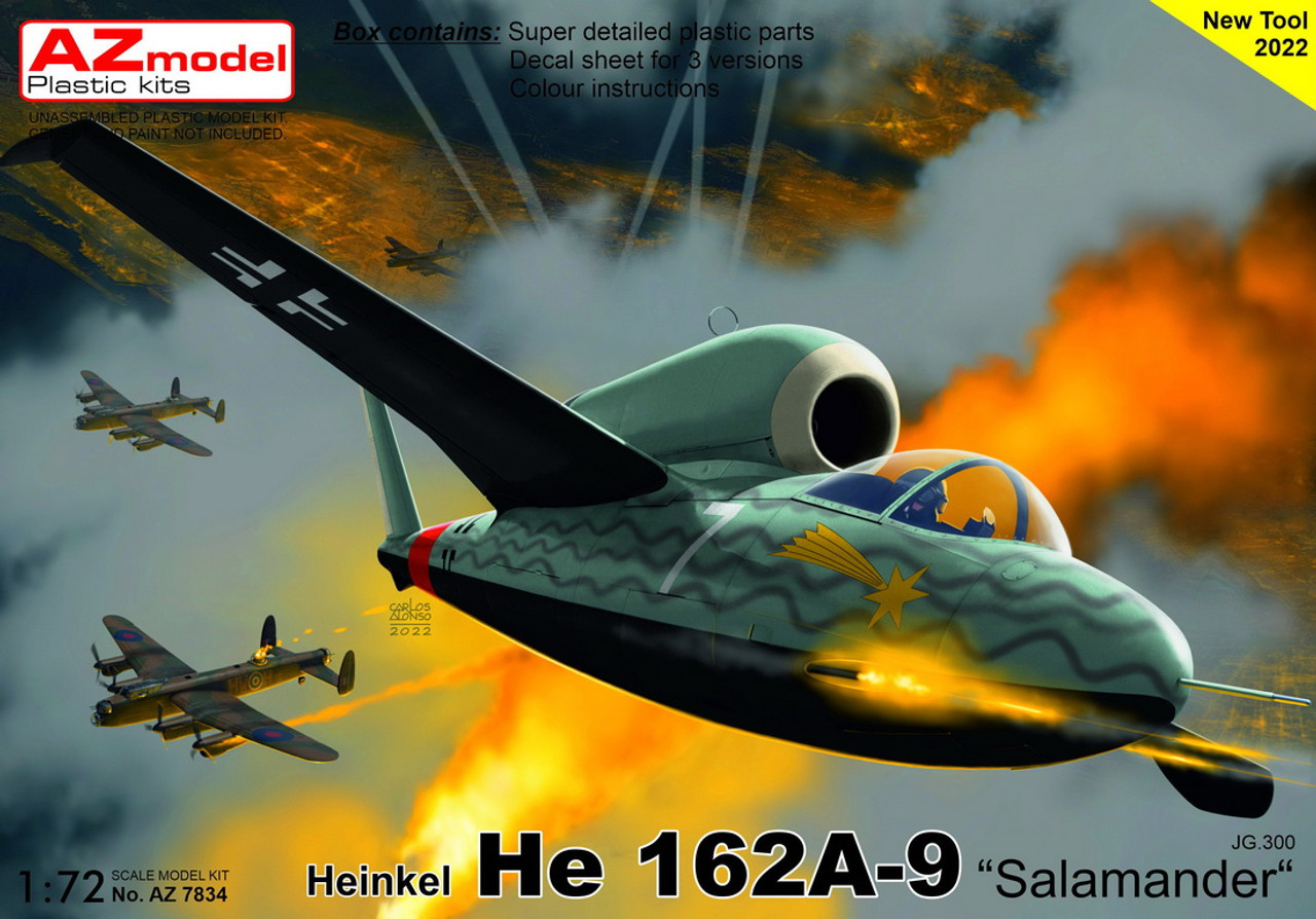 1/72 Heinkel He-162A-9 Salamander 'JG 300' -7834