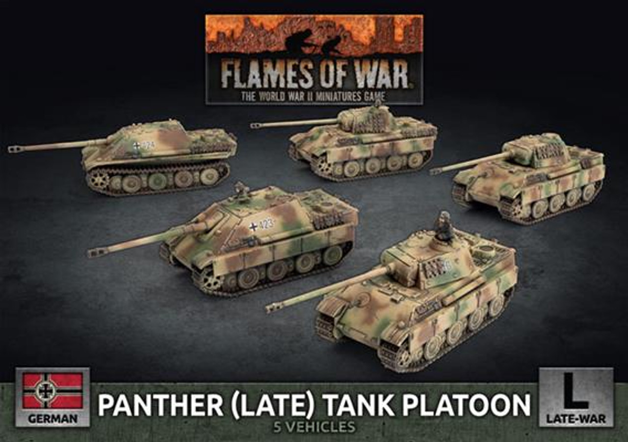 15mm Panther (Late) Tank Platoon - GBX181