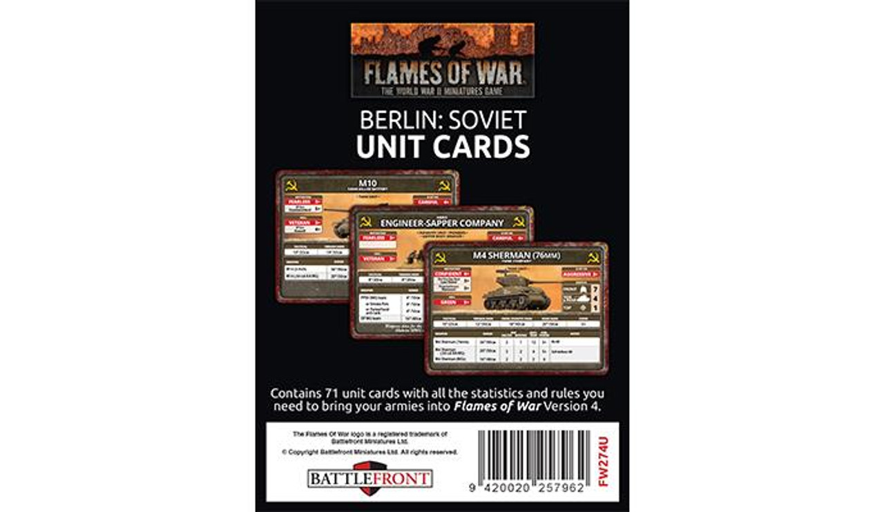 Berlin: Soviet Unit Cards - FW274U