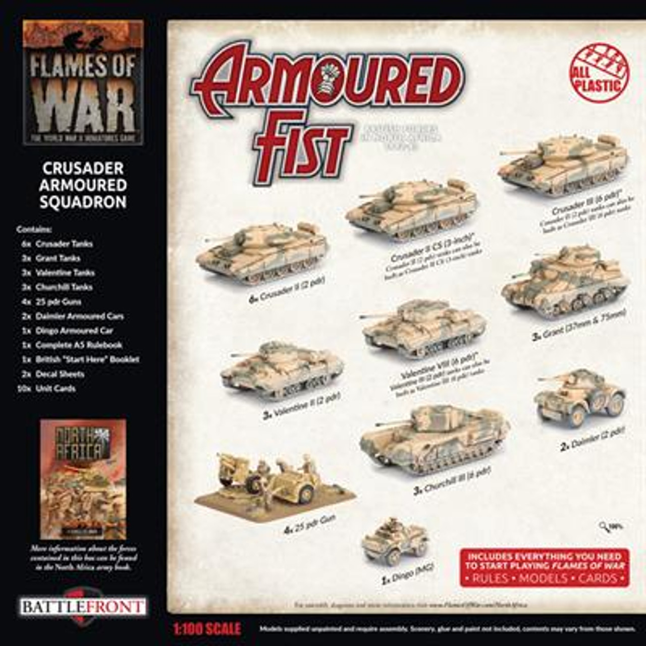 15mm British Mid War Starter Force Crusader Armoured Squadron - BRAB15