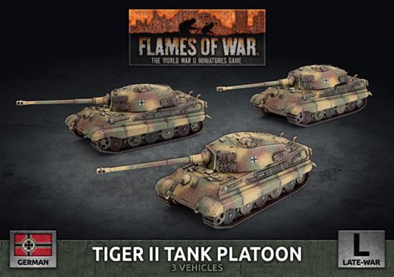 15mm Tiger II Tank Platoon - GBX178