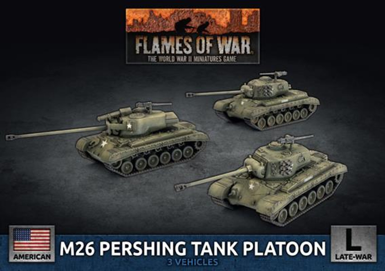 15mm M36 Pershing Tank Platoon - UBX90