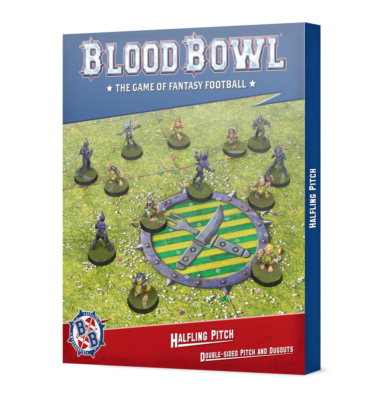 GW200-67 BLOOD BOWL HALFLING TEAM PITCH AND DUGOUTS