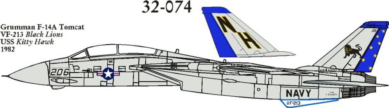 32074 - 1/32 GRUMMAN F-14A TOMCAT