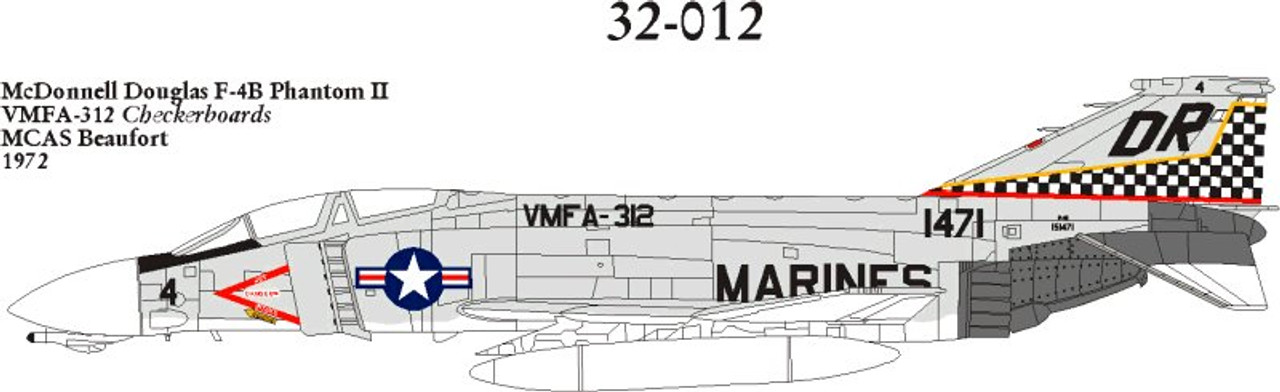 32012 - 1/32 MCDONNELL DOUGLAS F-4B PHANTOM II