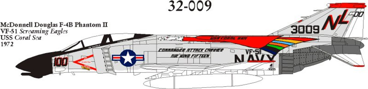 32009 - 1/32 MCDONNELL DOUGLAS F-4B PHANTOM II