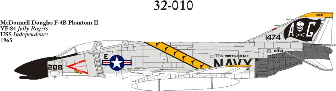 32010 - 1/32 MCDONNELL DOUGLAS F-4B PHANTOM II