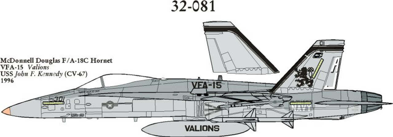 32081 - 1/32 MCDONNELL DOUGLAS F/A-18C HORNET