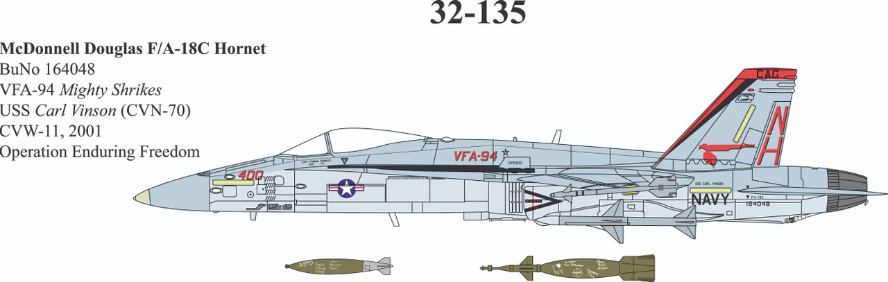 32135 - 1/32 MCDONNELL DOUGLAS F/A-18C HORNET