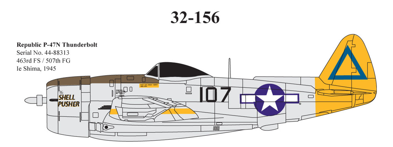 32156 - 1/32 REPUBLIC P-47N THUNDERBOLT