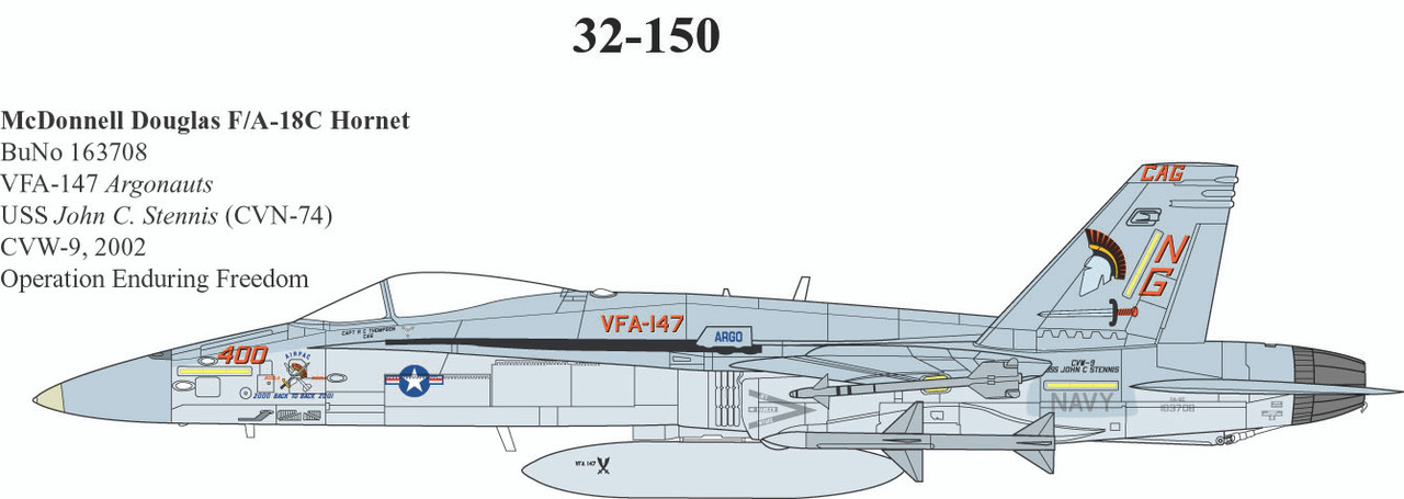 32150 - 1/32 MCDONNELL DOUGLAS F/A-18C HORNET