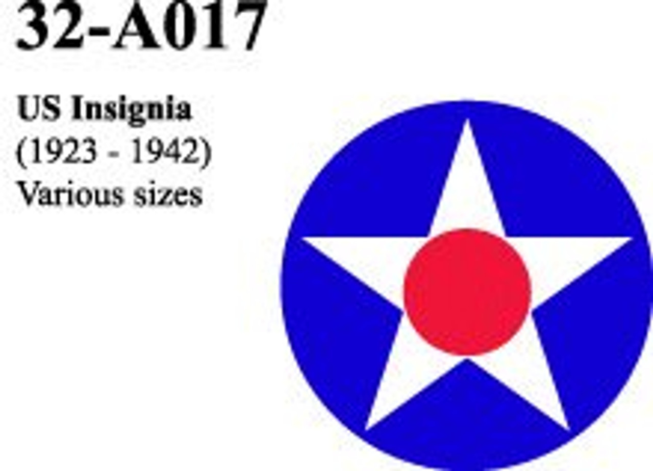 32A017 - 1/32 U.S. INSIGNIA PART I (1923-1942)